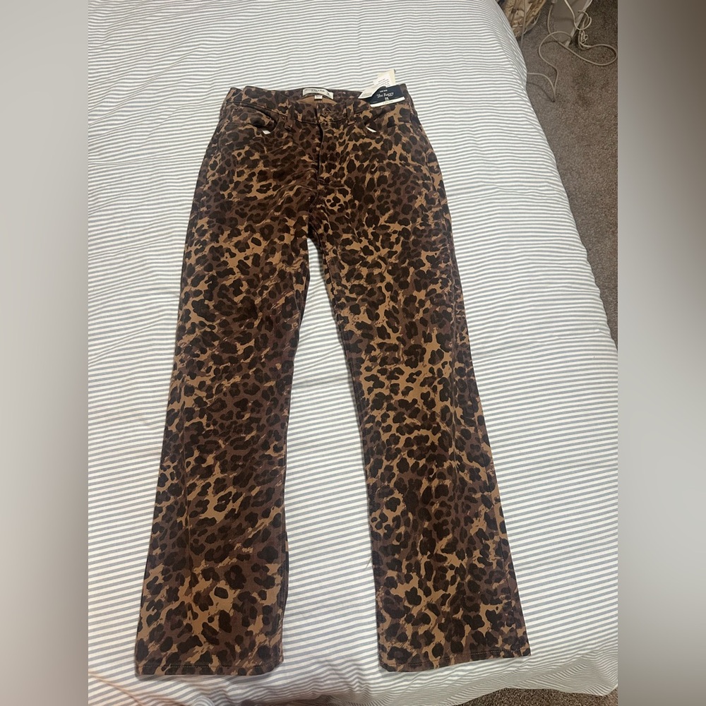 Abercrombie & Fitch Brown Straight Leg Jeans